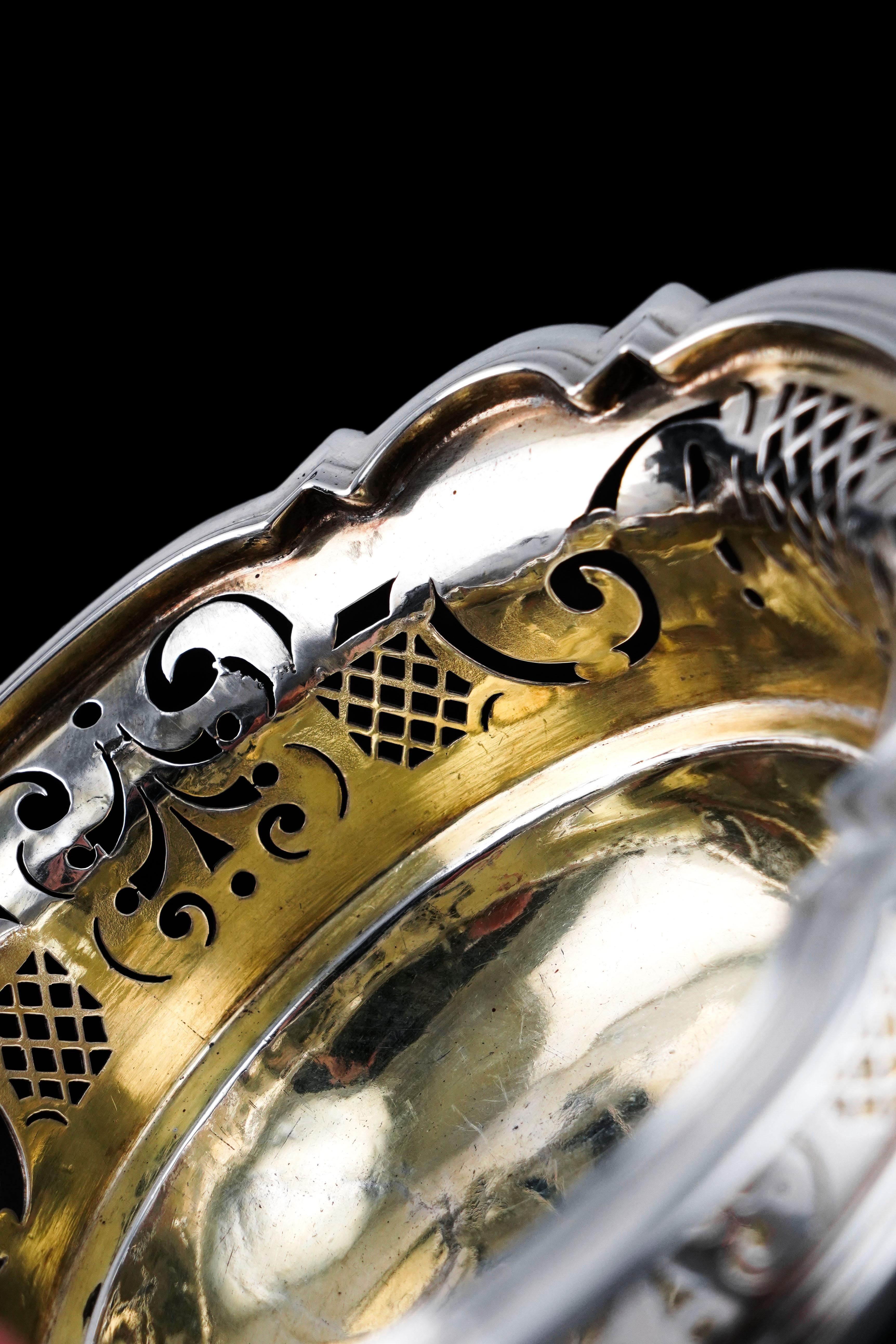 Antico accendino/braciere olandese in argento massiccio - Amsterdam 18° sec. in vendita 7