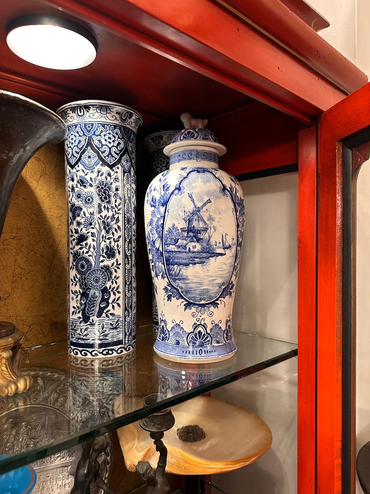 Porcelaine Vase néerlandais ancien en vente