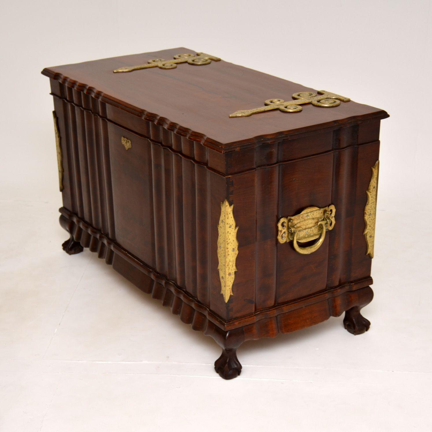 walnut blanket box