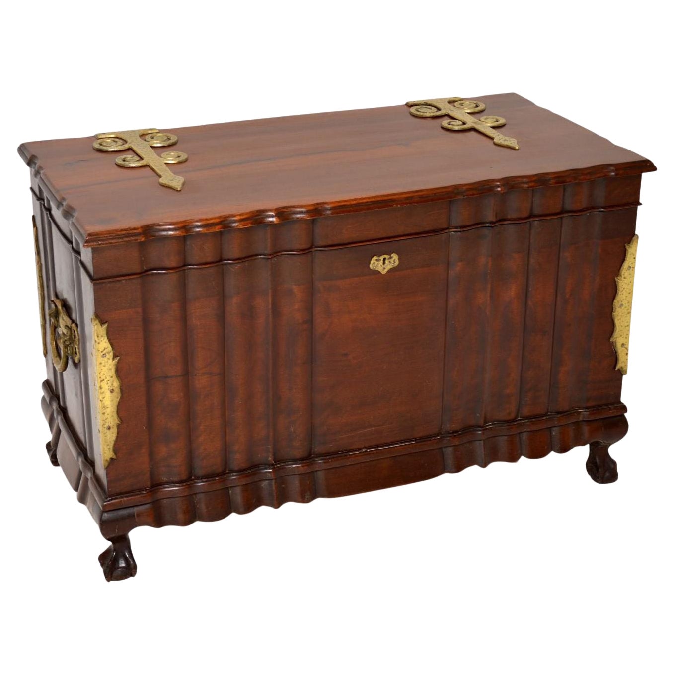 Antique Dutch Walnut Blanket Chest / Trunk