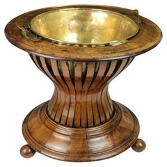 Antique Dutch Walnut Tea Stove / Jardinière (Circa 1780)