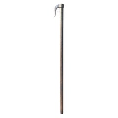 Antique Dutch Wrought Iron Blow Poker, 18th-19th Century