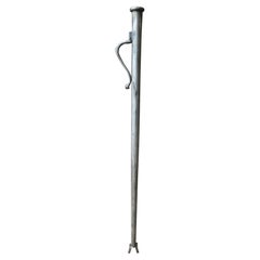 Antique Dutch Wrought Iron Blow Poker, 19th Century