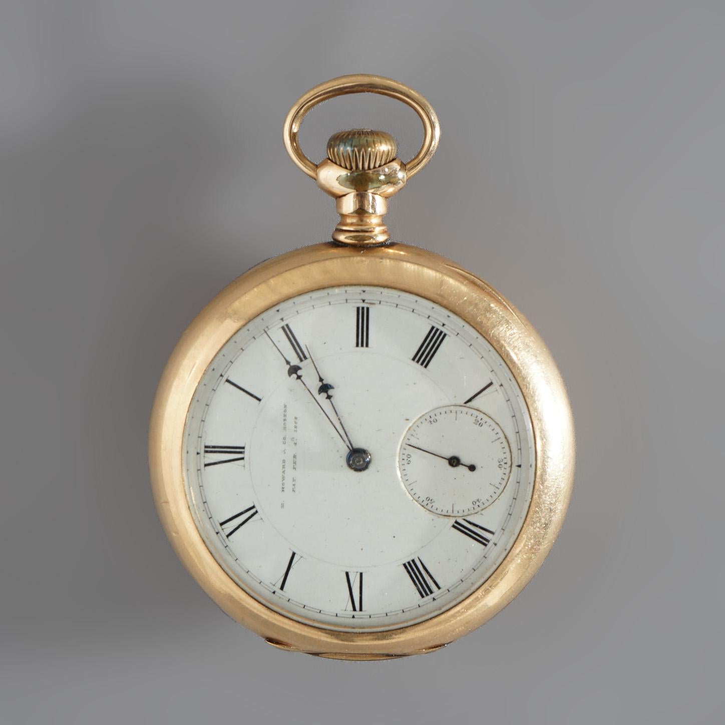 Antique E. Howard & Co. Pocket Watch, Boston Pat Feb 4th 1860 7