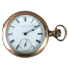 Antique E. Howard & Co. Pocket Watch, Boston Pat Feb 4th 1860