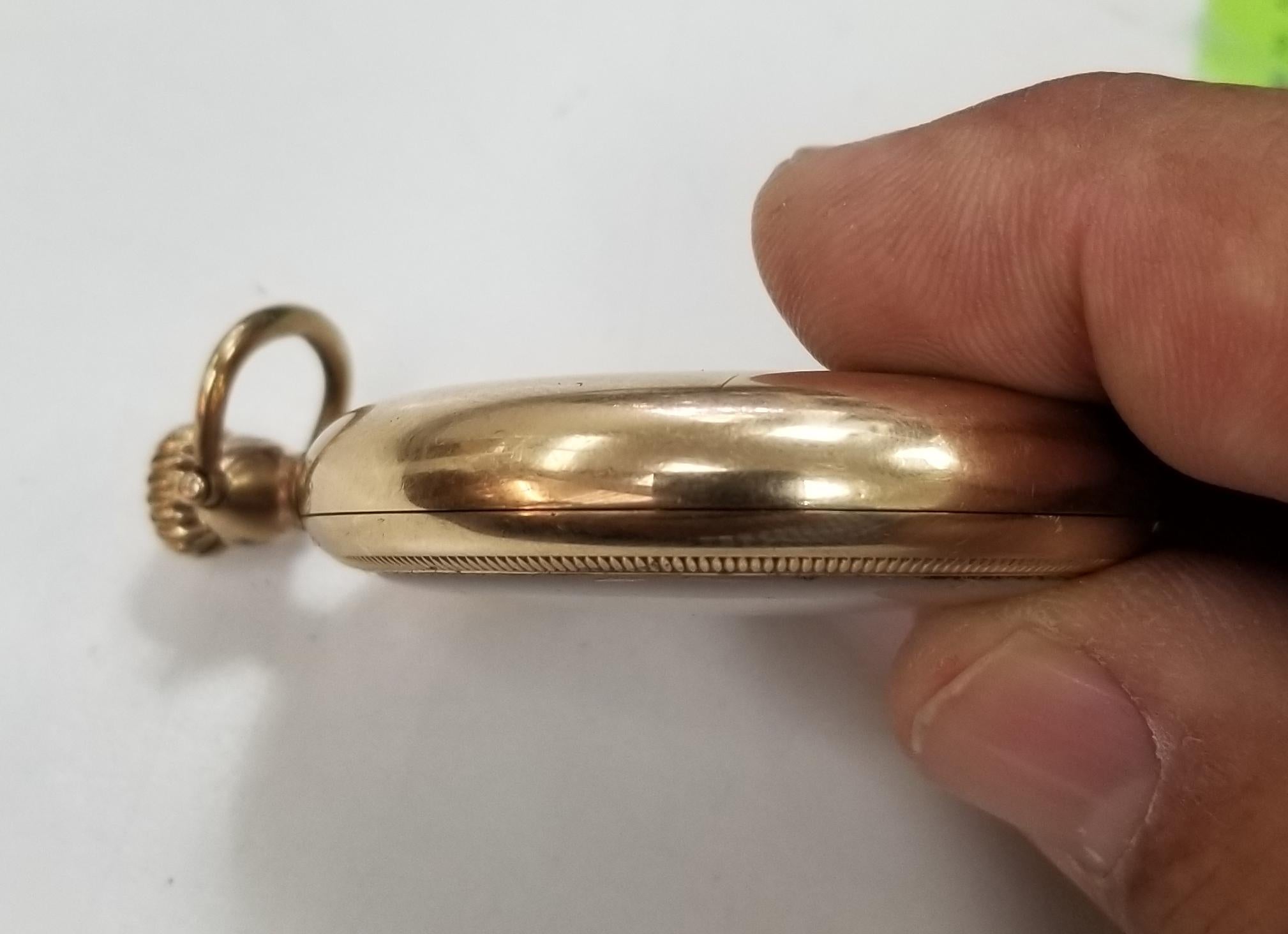 Artisan Antique E. Howard Series 11 Rail Road Chronometer Gold Filled Pocket Watch
