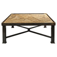 Antique Eagle Mosaic table coffee