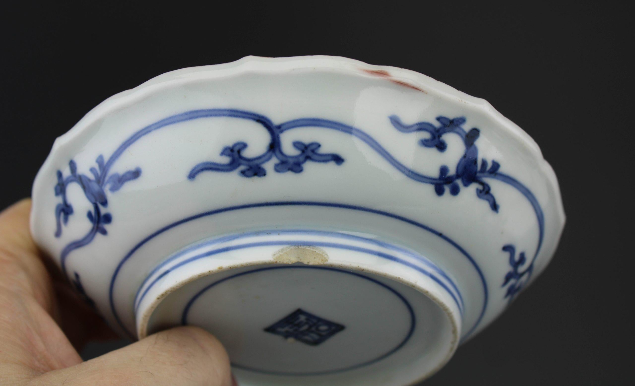 18th Century and Earlier Antique early 18C Edo Kakiemon Arita porcelain plate Scheveningen/Deshima