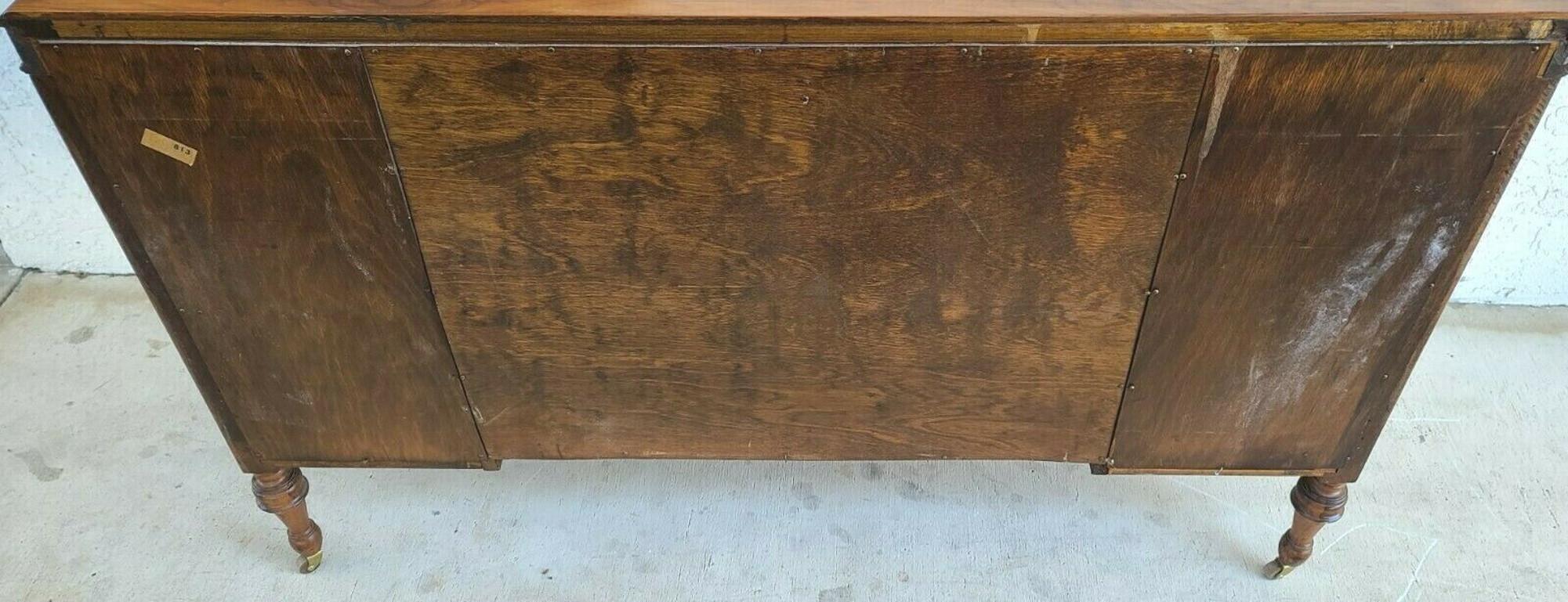 Antique Early 1900s Art Nouveau Amboyna Burl Hand Carved Walnut Vanity Table 4