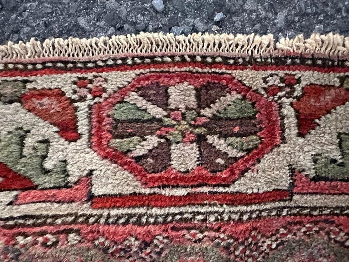 Alfombra oriental antigua de principios de 1900 4'5 