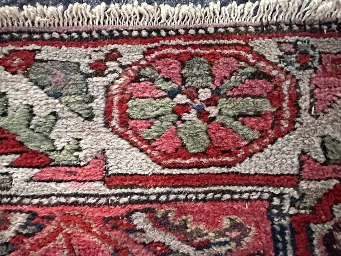Alfombra oriental antigua de principios de 1900 4'5 