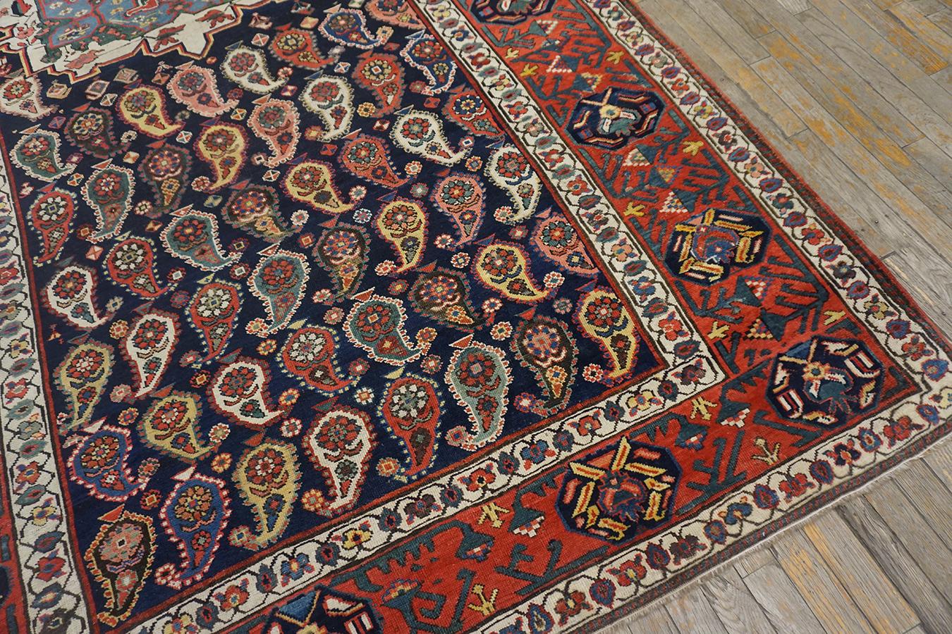 Antique Early 19th Century Caucasian Karabagh Carpet, Size: 6'x 12' 