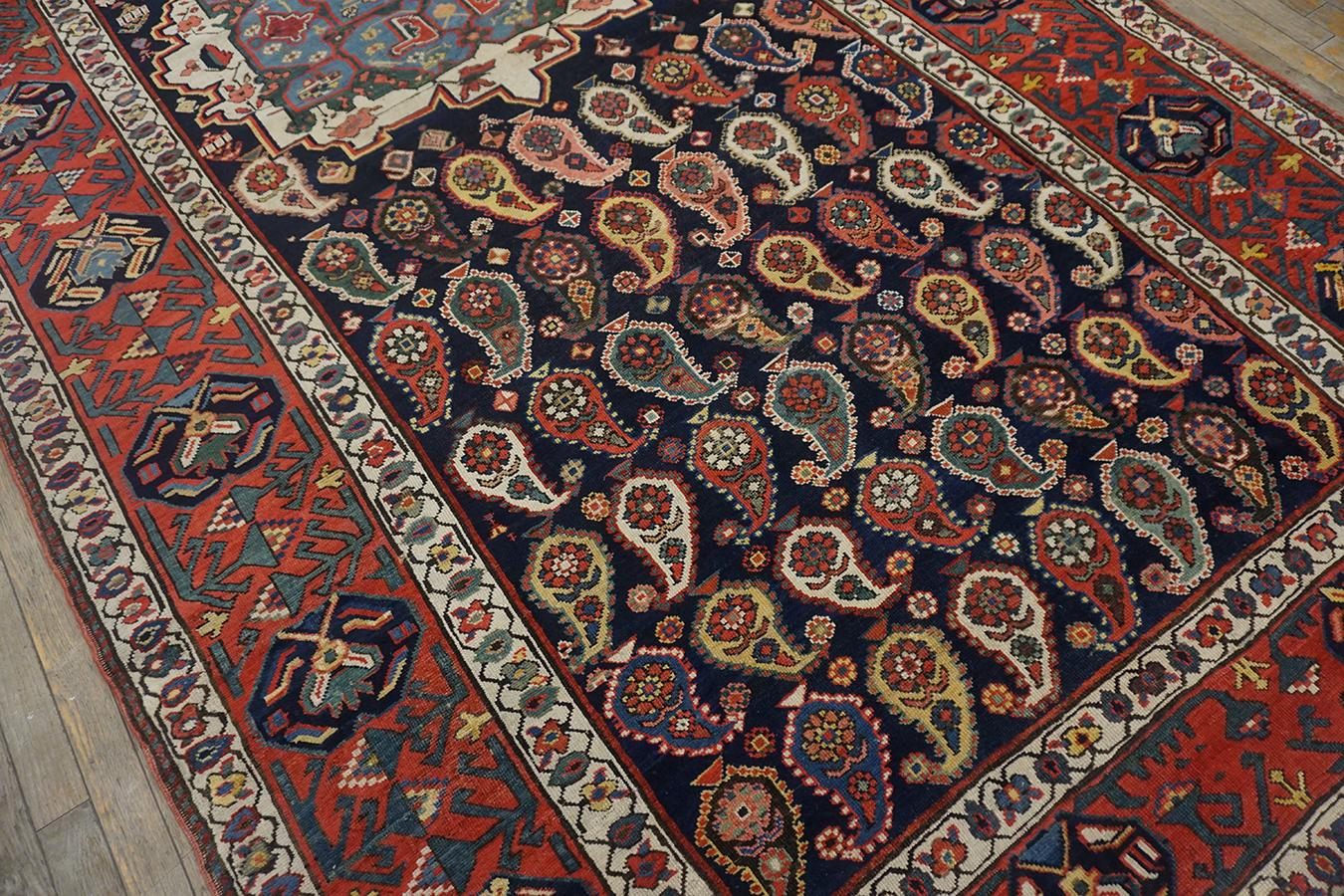 Wool Antique Early 19th Century Caucasian Karabagh Carpet For Sale