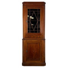 Antique Early 19th Century Corner Cabinet In Mahogany ( REF AF-3451 )
