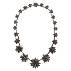 Collier ancien en acier découpé du début du 19e siècle