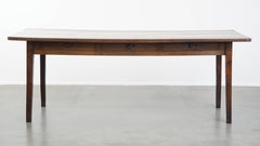 Antique Early 19th Century English 6-Person Dining Table with Walnut Top