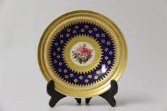 Antique Early 19th Century English Hand Painted Cabinet Cup and Saucer