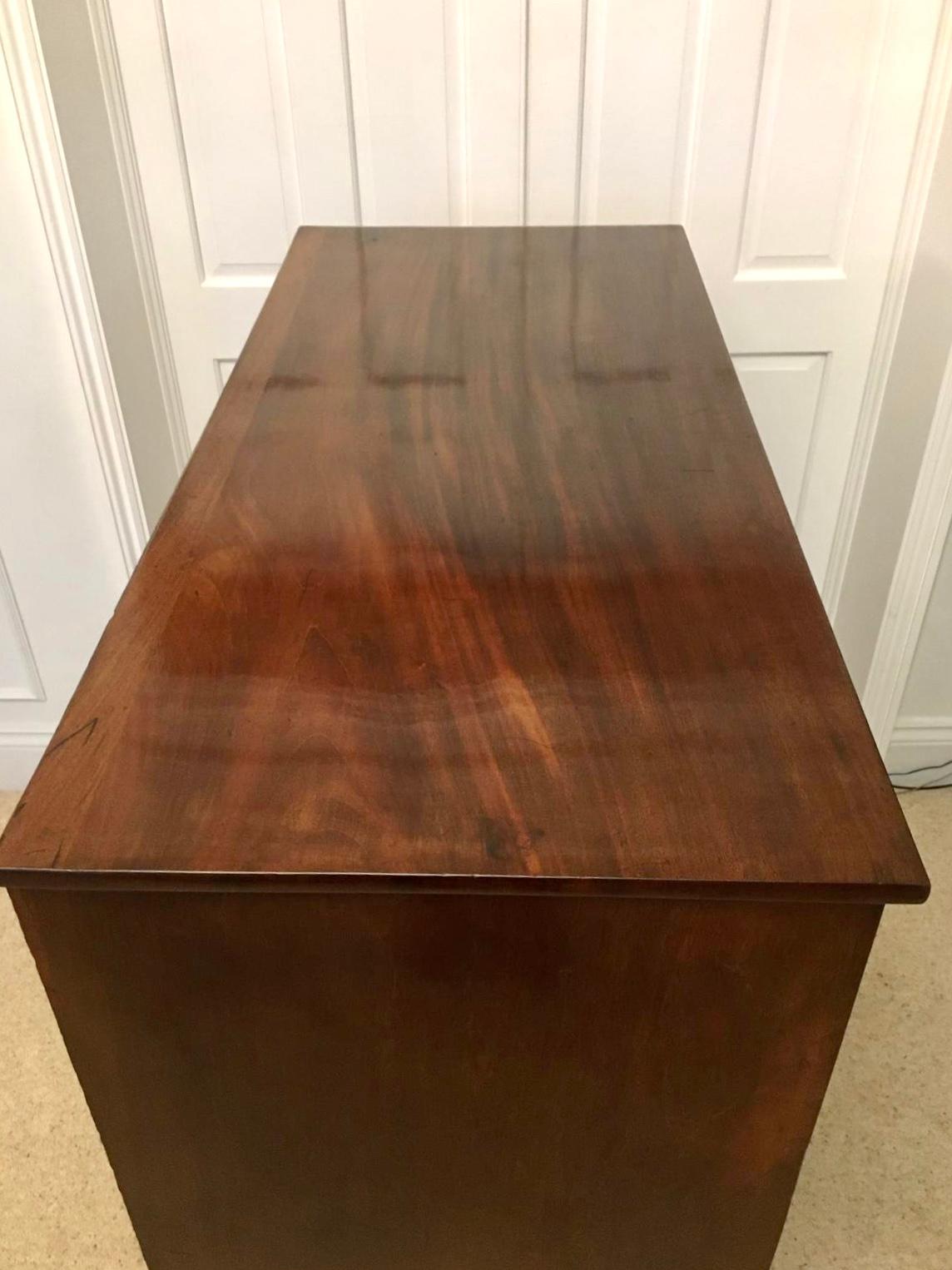 Antique Early 19th Century George III Inlaid Mahogany Secretaire Chest In Excellent Condition For Sale In Suffolk, GB