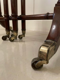 Antique Early 19th Century George III Mahogany Spider Leg Drop-Leaf Table