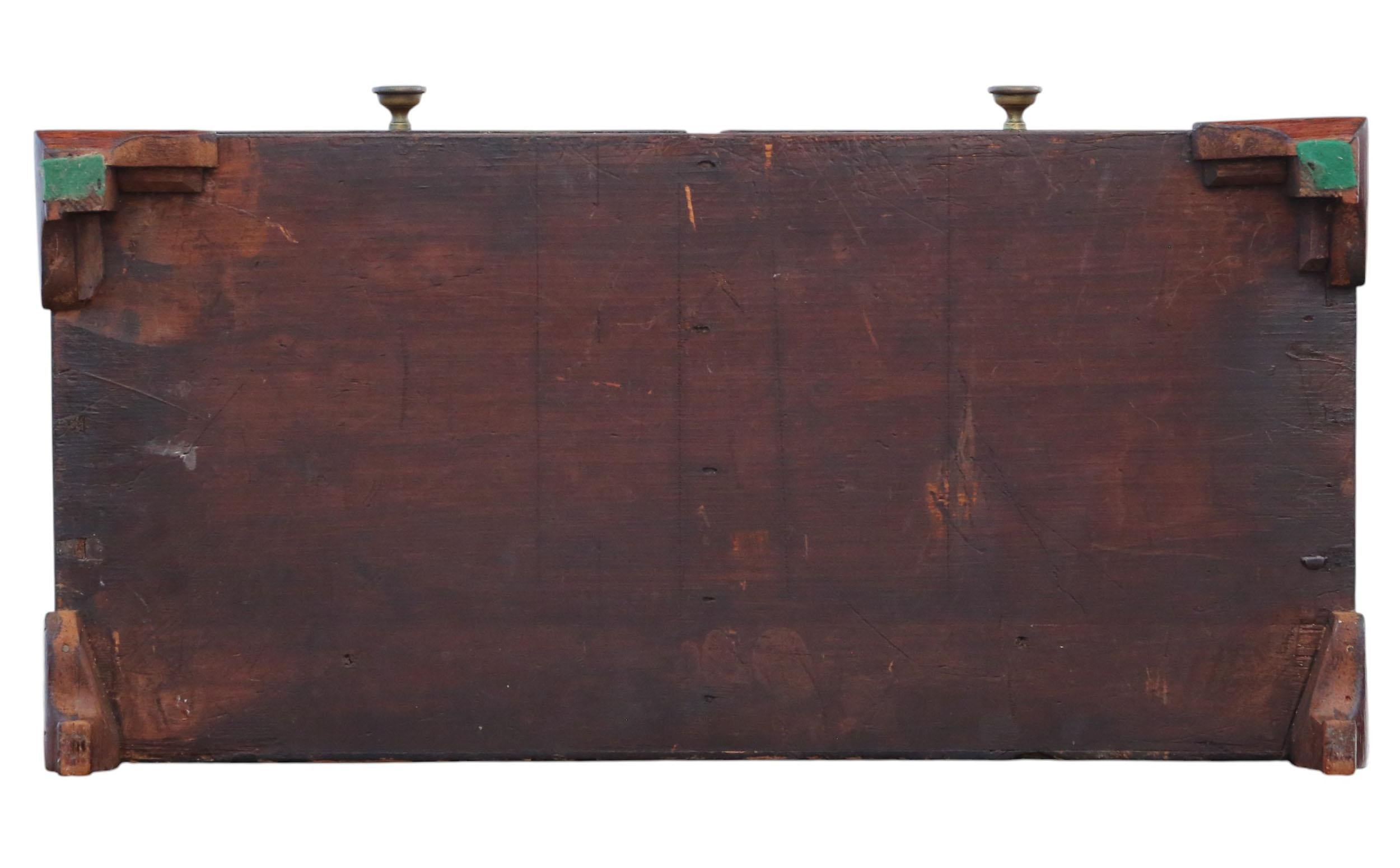 Vetro Antique Early 19th Century Georgian Mahogany Dressing Table Swing Mirror in vendita