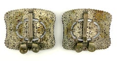 Antique Early 19th Century Georgian Pair Of Cut Steel Shoe Buckle Metal