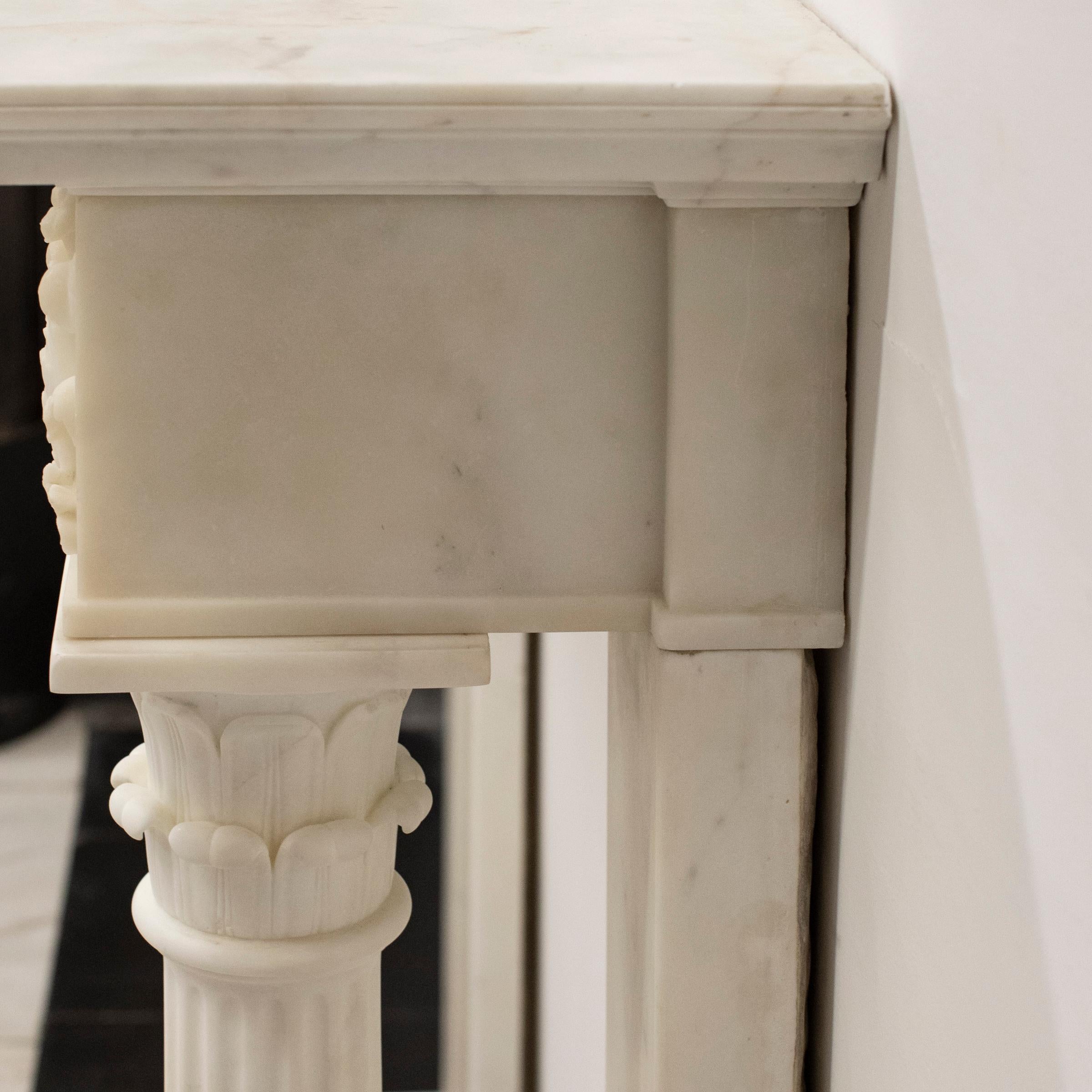 Antique Early 19th Century Marble Fireplace Surround For Sale 3