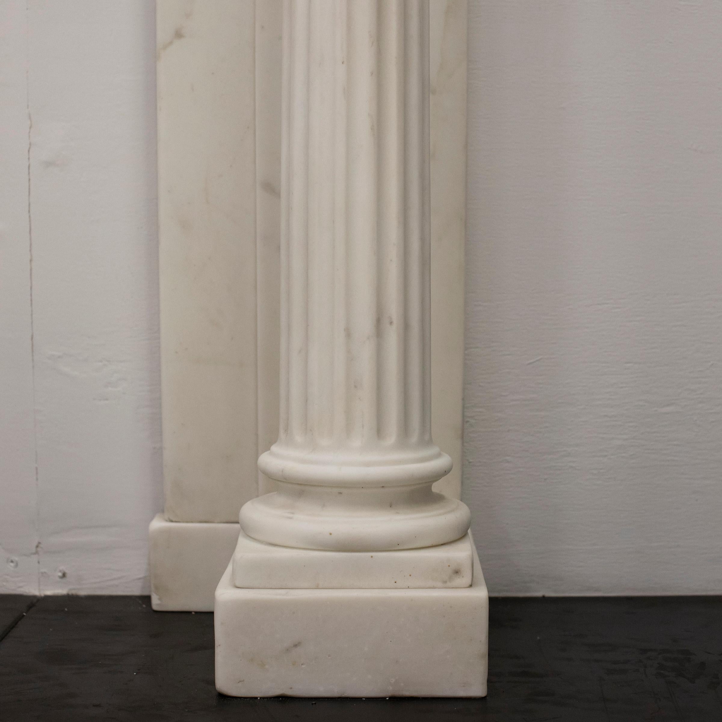 Antique Early 19th Century Marble Fireplace Surround For Sale 5