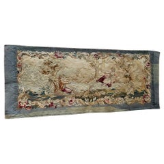Antique Early 19th Century Pair of French Aubusson Tapestries