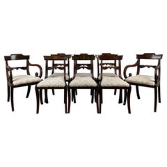 Antiguo Juego De 8 Sillas De Comedor De Principios Del Siglo XIX ( REF AF-3167 )