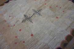 Tappeto americano uncinato dei primi del Novecento ( 5'8" x 6'8" - 173 x 203 )