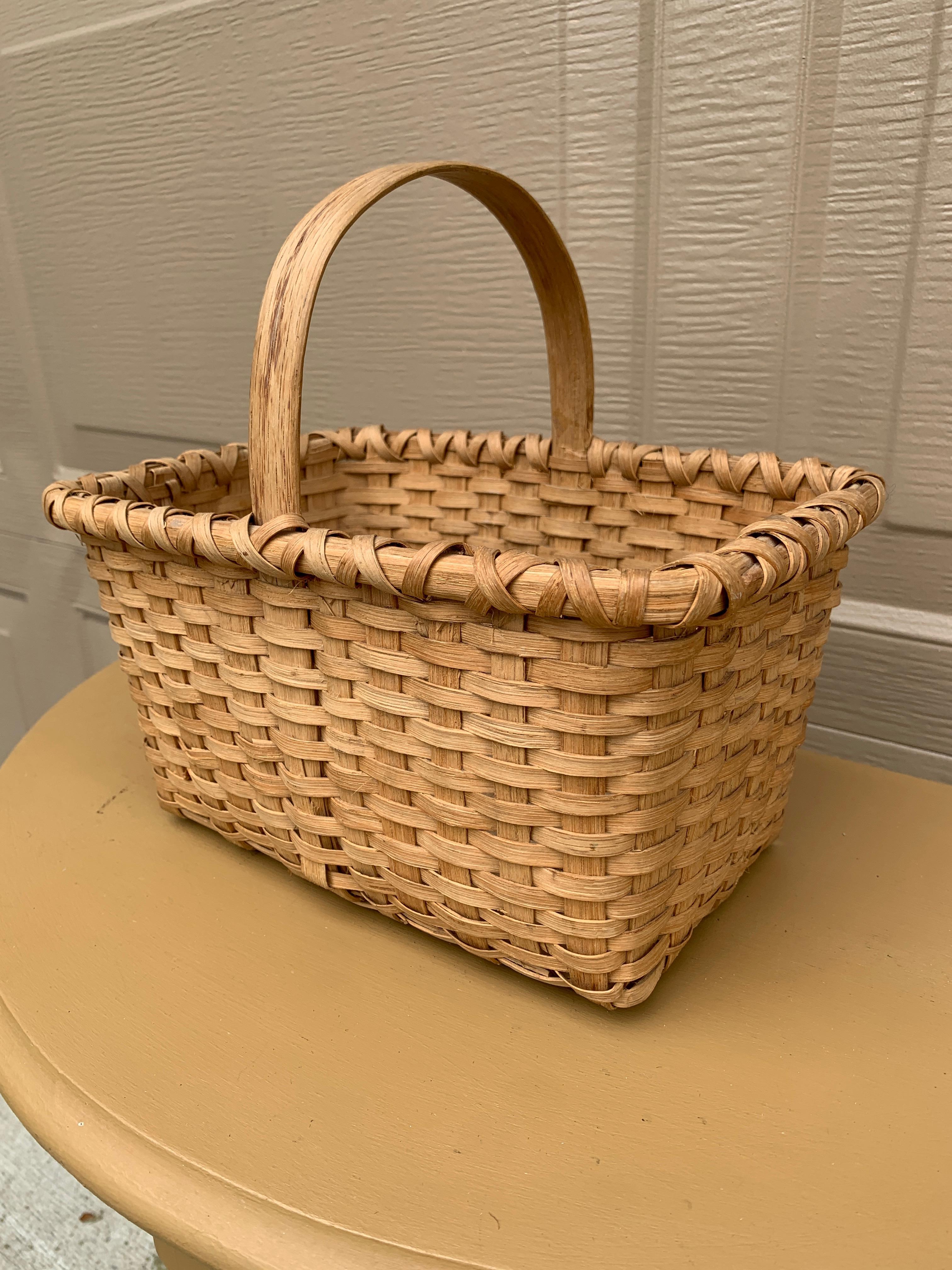 Américain Panier ancien en chêne fendu américain du début du 20e siècle en vente