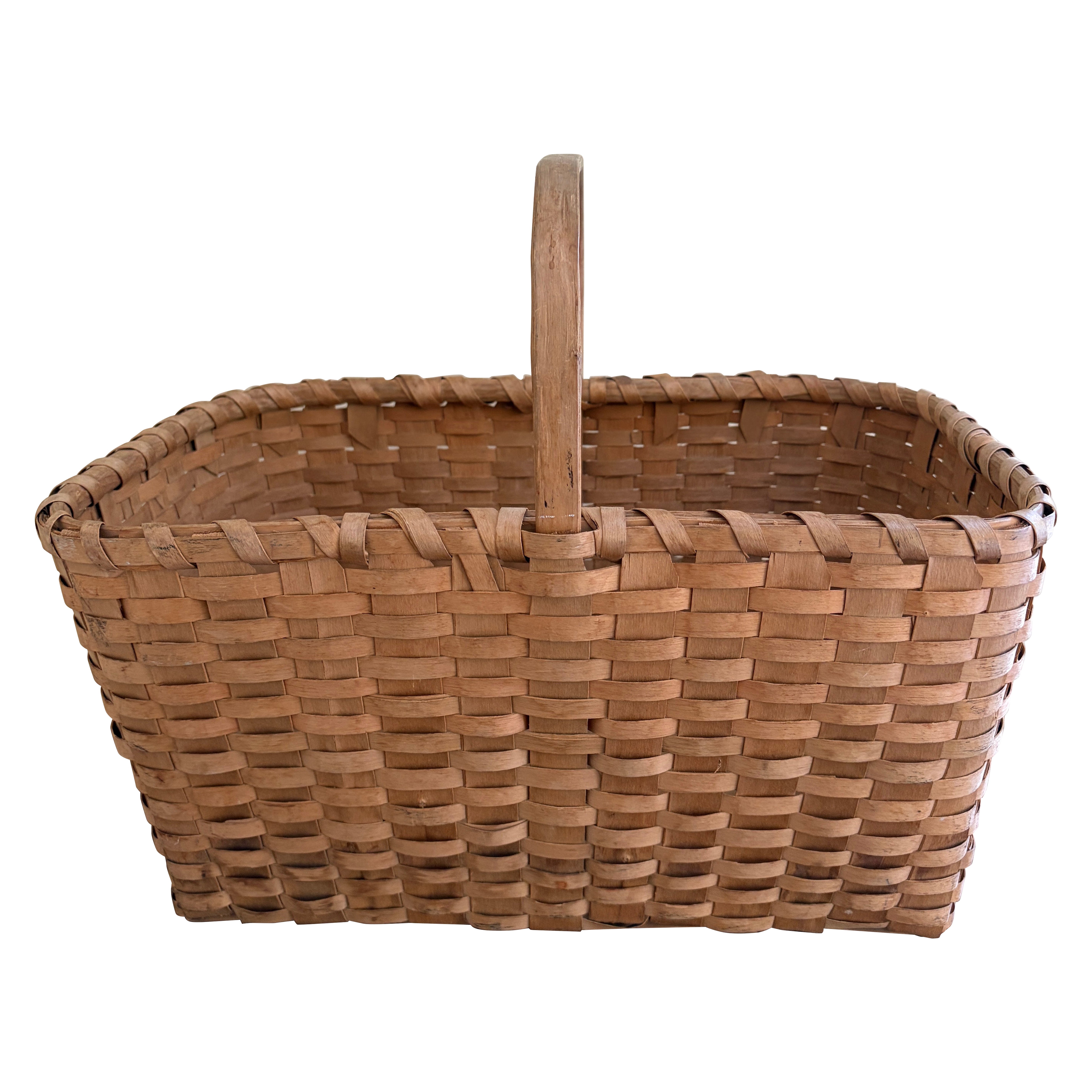 Antico cestino americano di Oak Oak dei primi del Novecento in vendita
