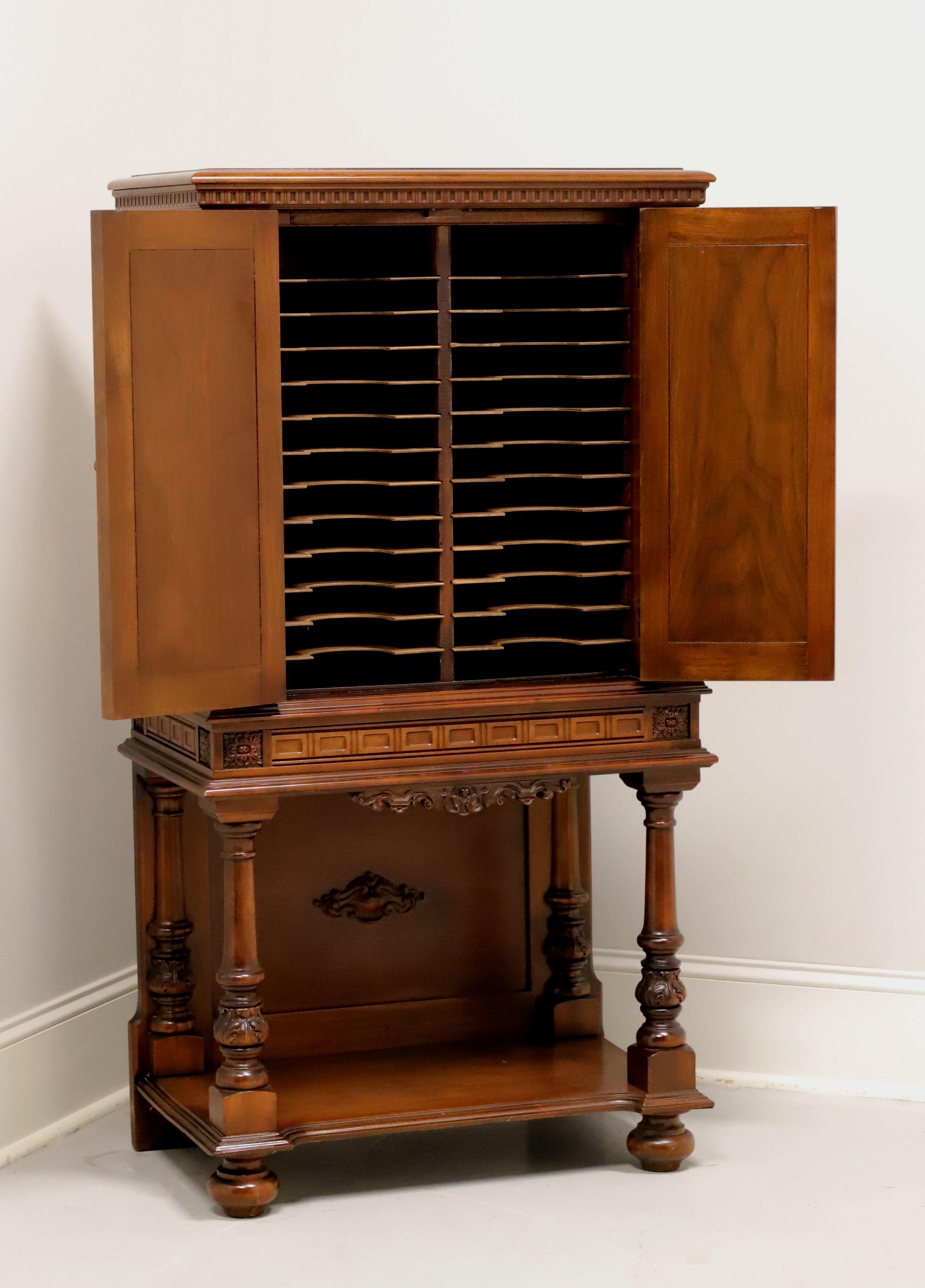 antique wooden radio cabinet