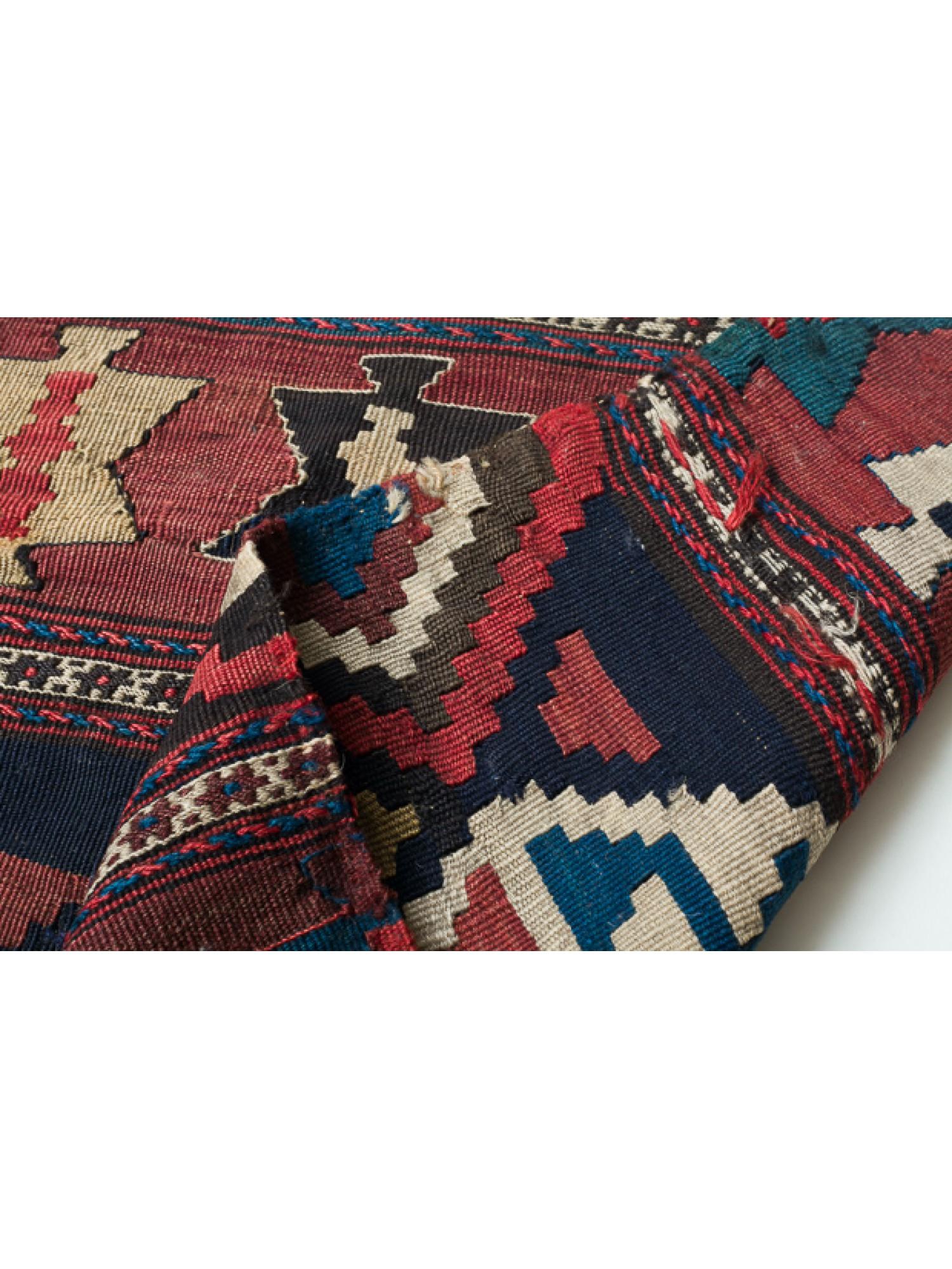 Tintura vegetale Antico Kilim caucasico dell'inizio del 20° secolo, tessuto per culla, tinto naturale in vendita