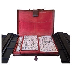 Antiquités du début du 20e siècle, ensemble de mahjong chinois