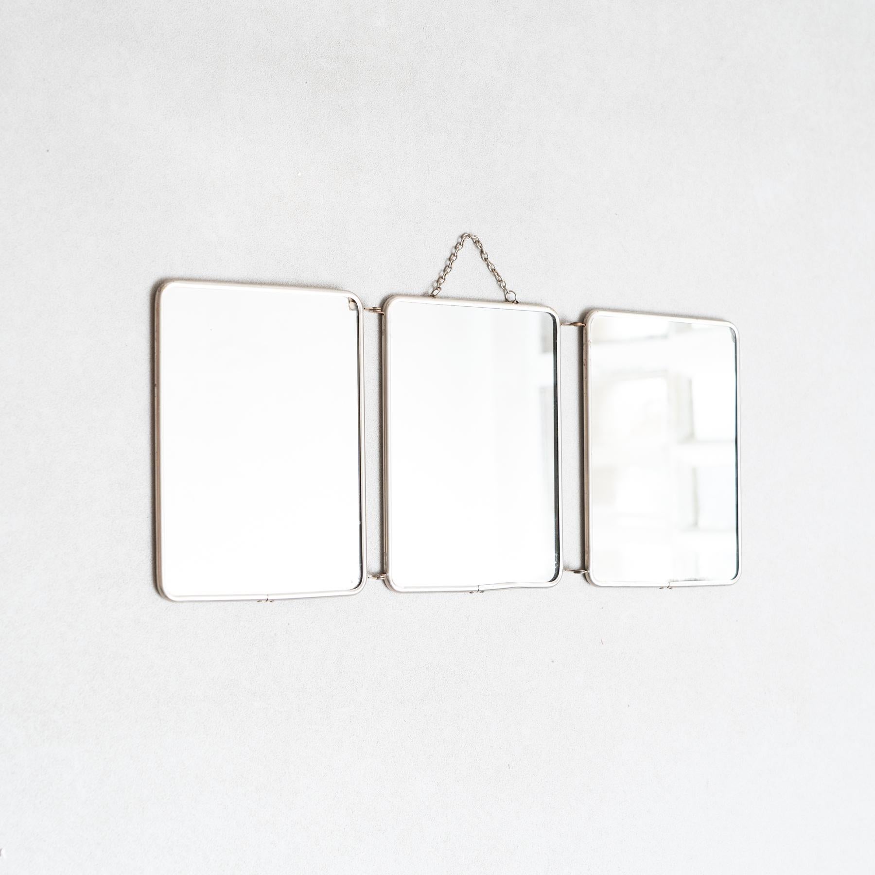 Mid-Century Modern Antique début du 20ème siècle Français Miroir, circa 1940 en vente