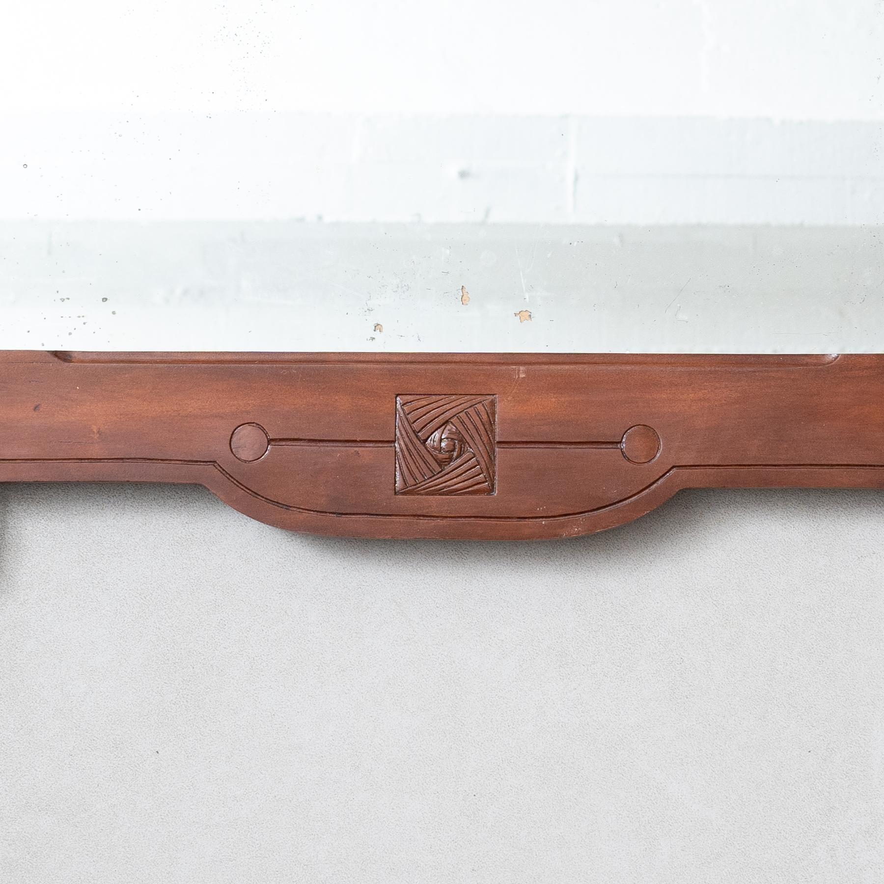 Antique début du 20ème siècle Français Miroir, circa 1940 en vente 2