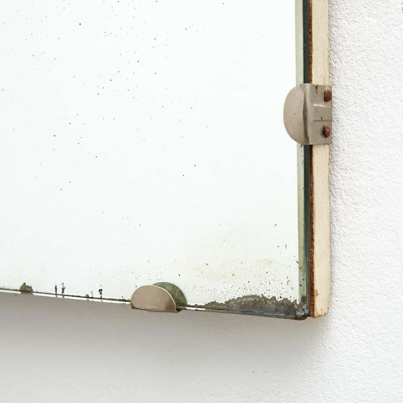 Mid-20th Century Antique Early 20th Century French Wall Mirror, circa 1940 For Sale