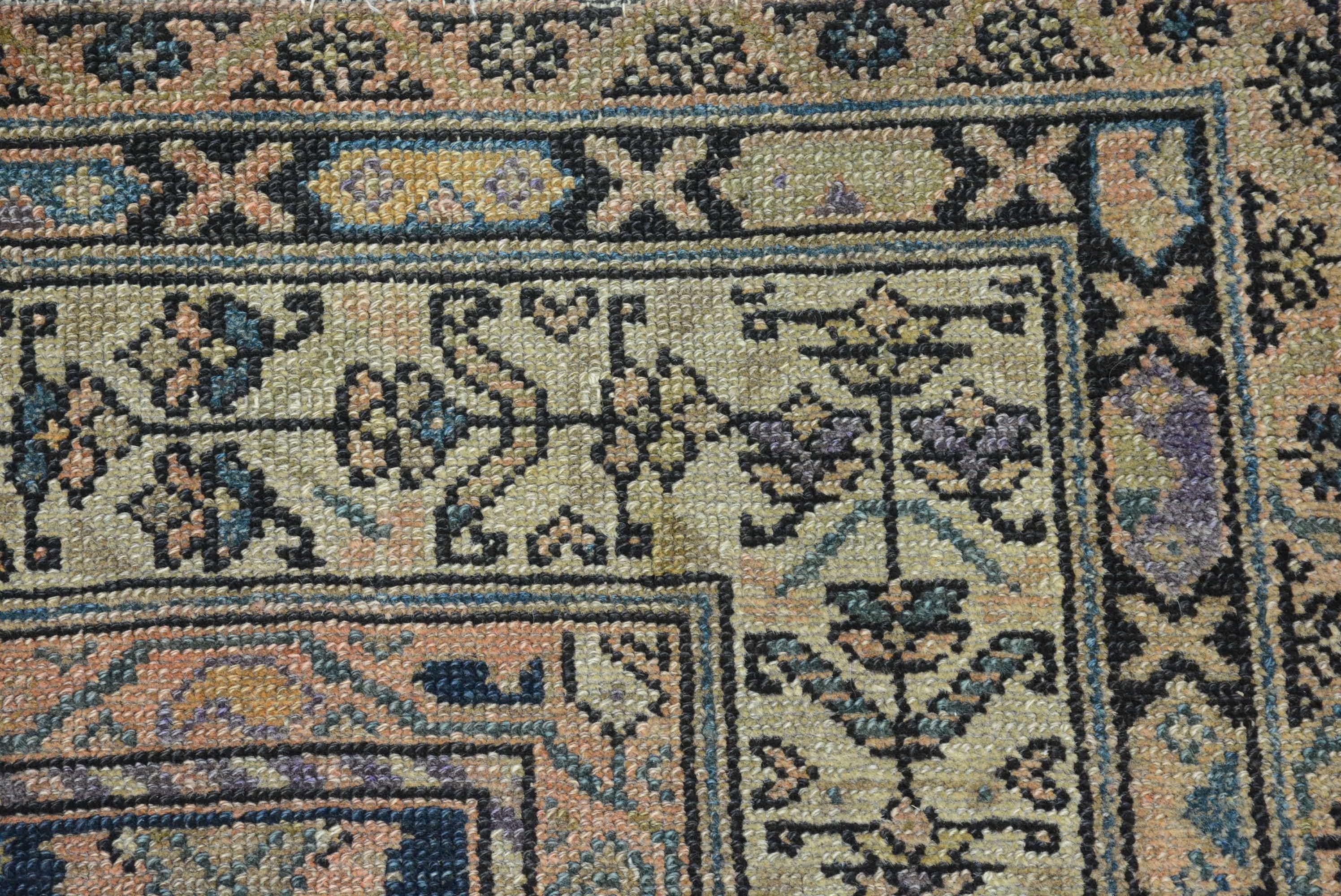Teinture végétale Tapis Hamadan ancien du début du 20e siècle en vente