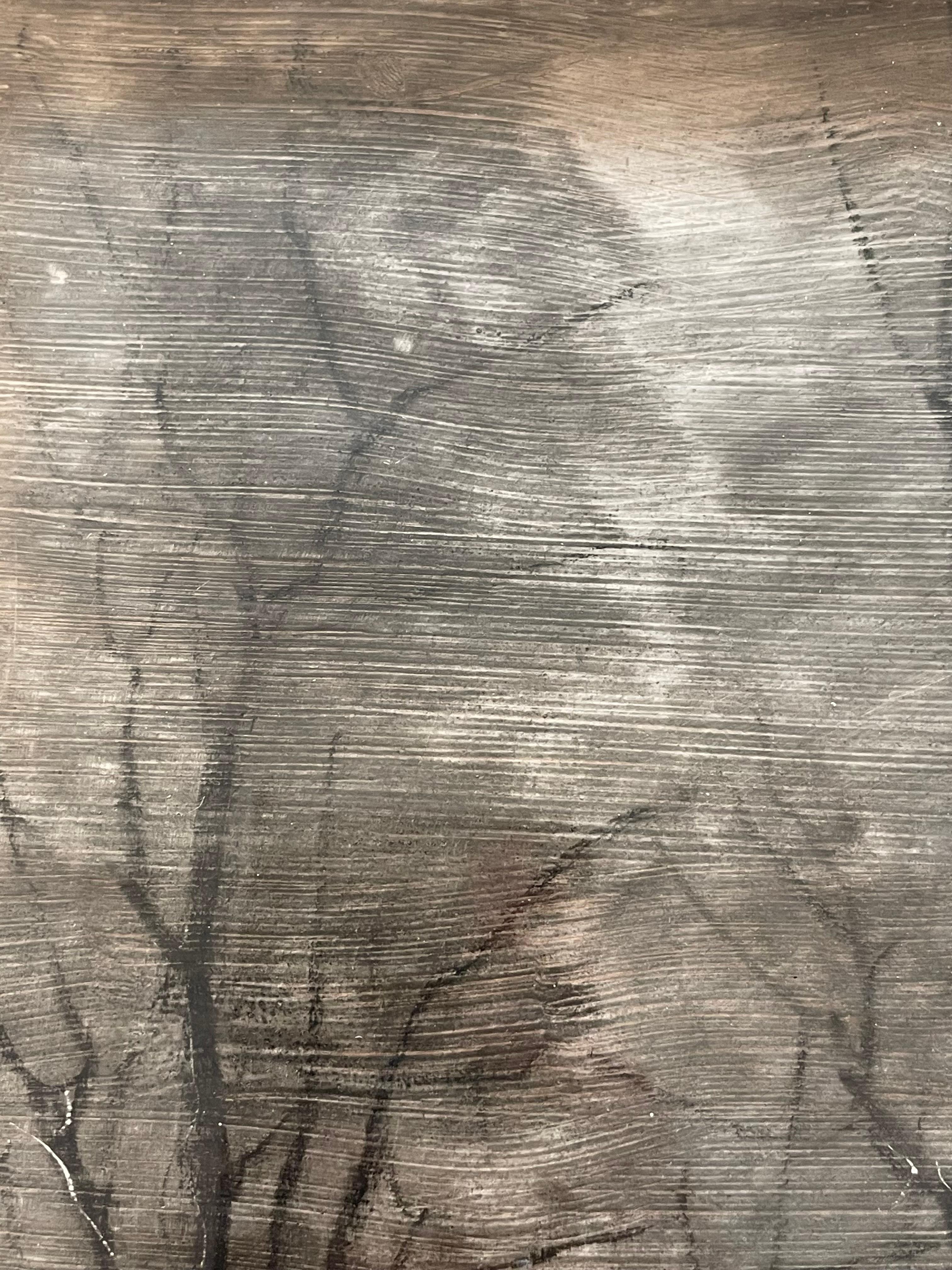 Paper Antique early 20th century impressionist coal drawing by H P Carlsen (1855-1950) For Sale