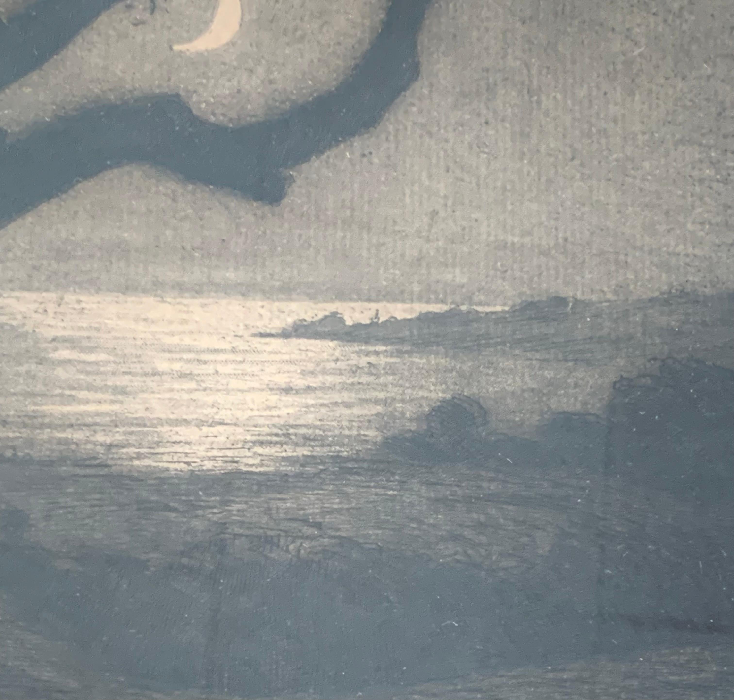 Antique early 20th century impressionist etching by Emil Krause (1871-1945) In Good Condition For Sale In Ebberup, DK
