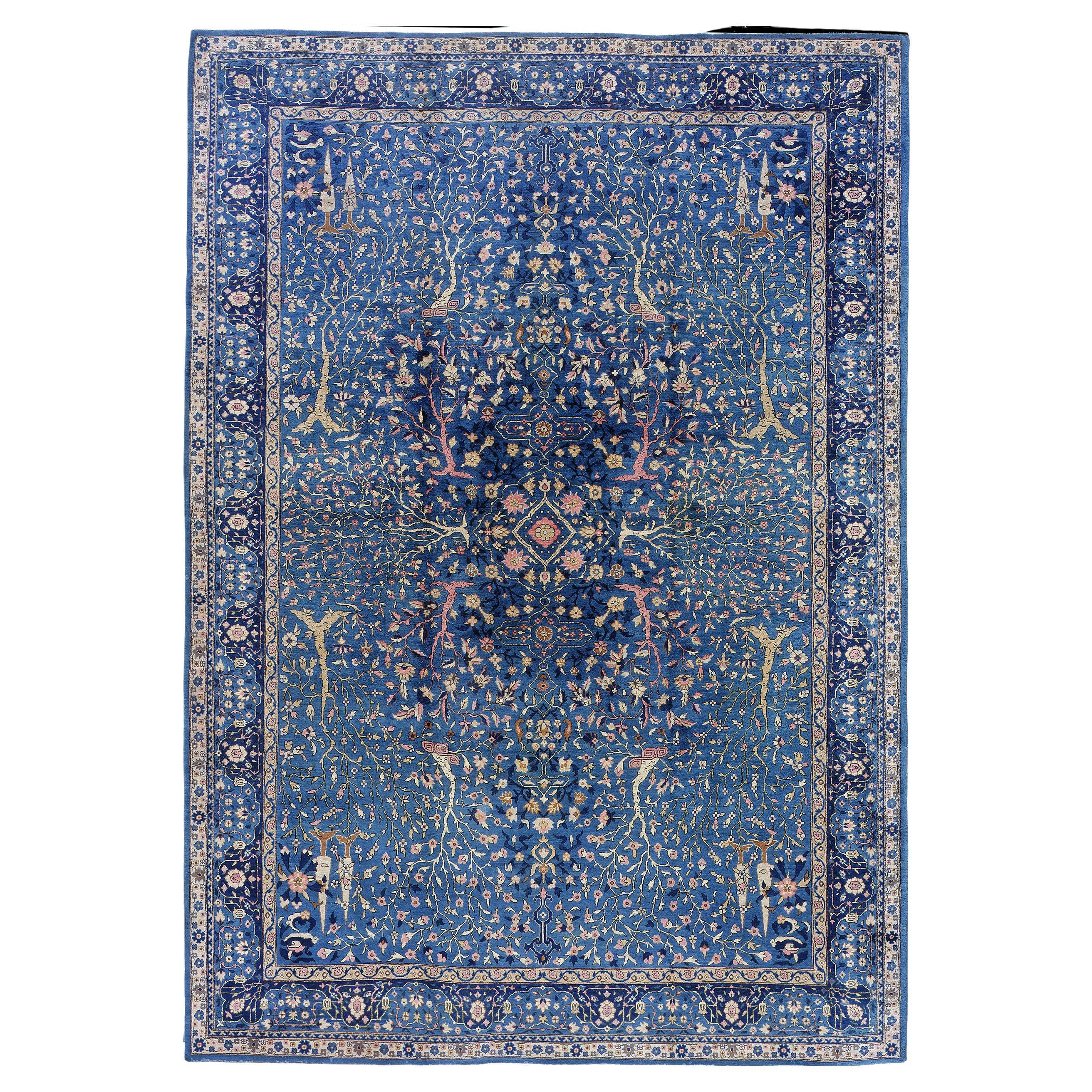 Antique Early 20th Century Indian Amritsar Carpet