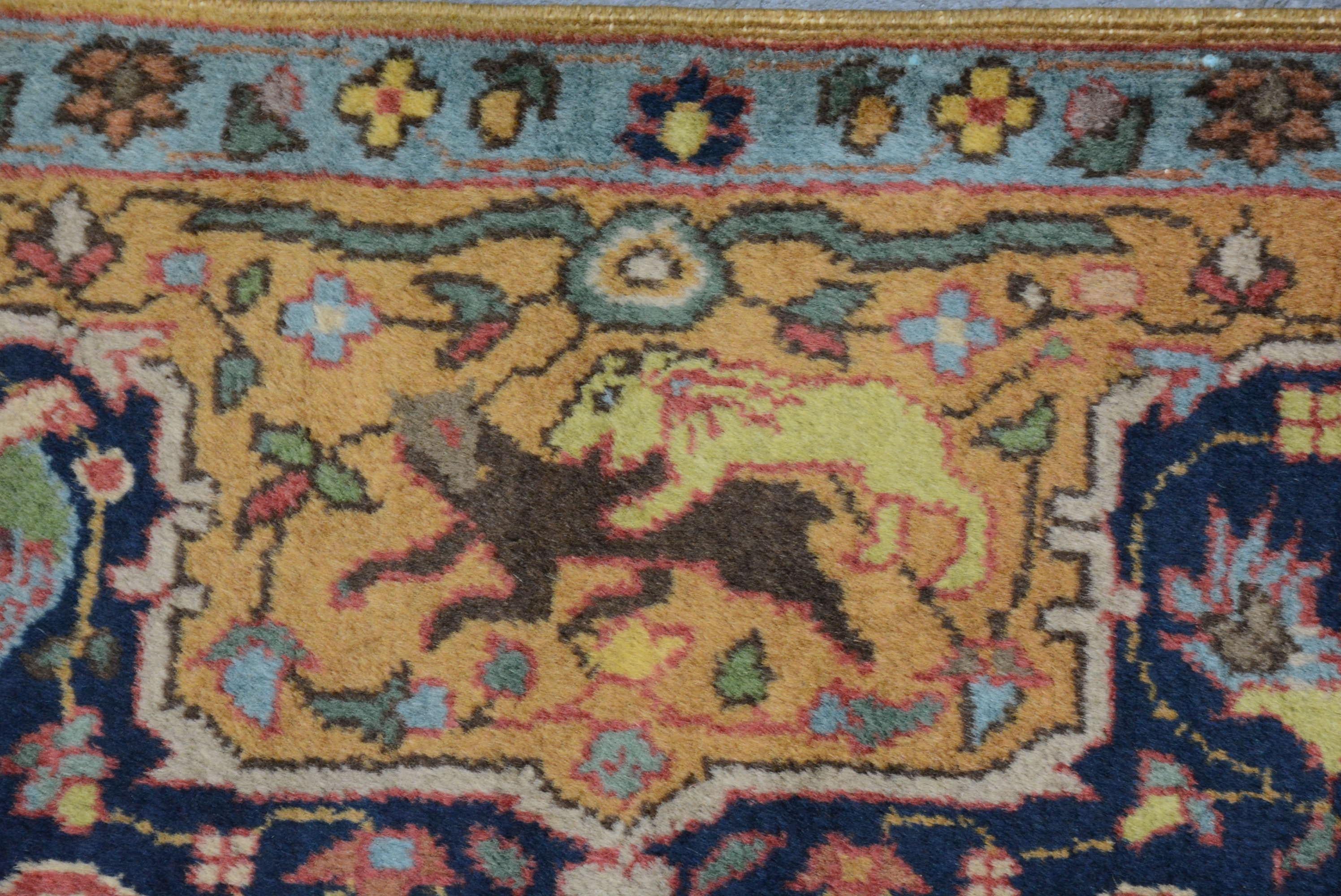 Ancien tapis indien Amritsar du début du 20e siècle en vente 2