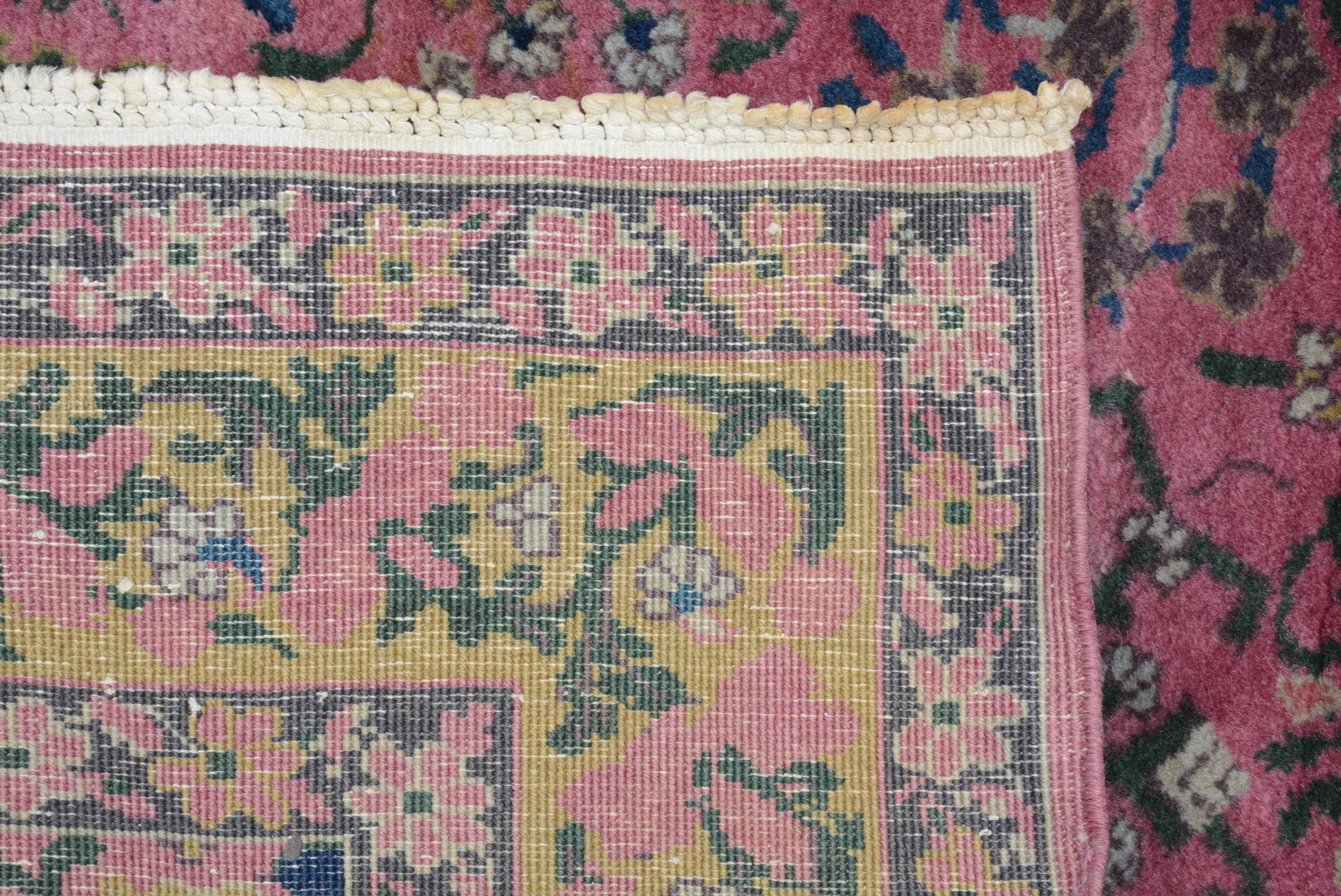 Lana Antico tappeto indiano Amritsar dei primi del Novecento in vendita