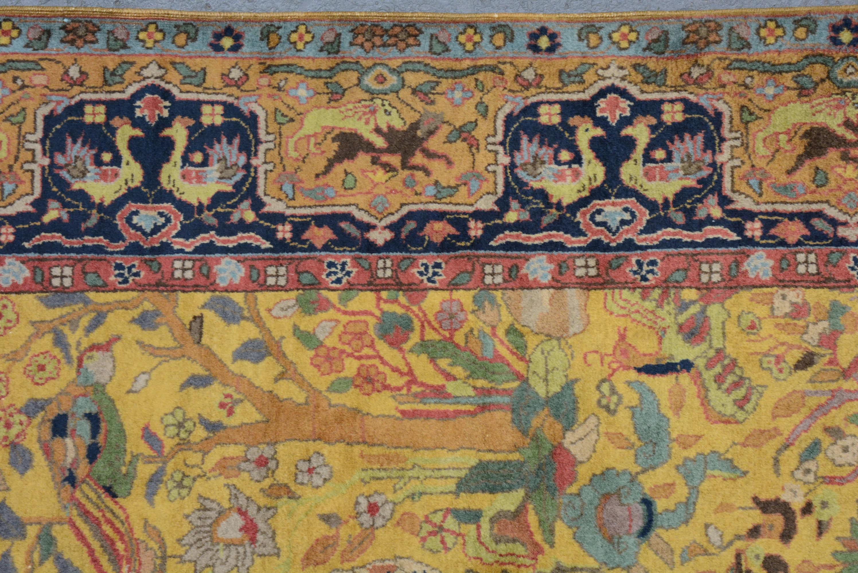Ancien tapis indien Amritsar du début du 20e siècle en vente 1