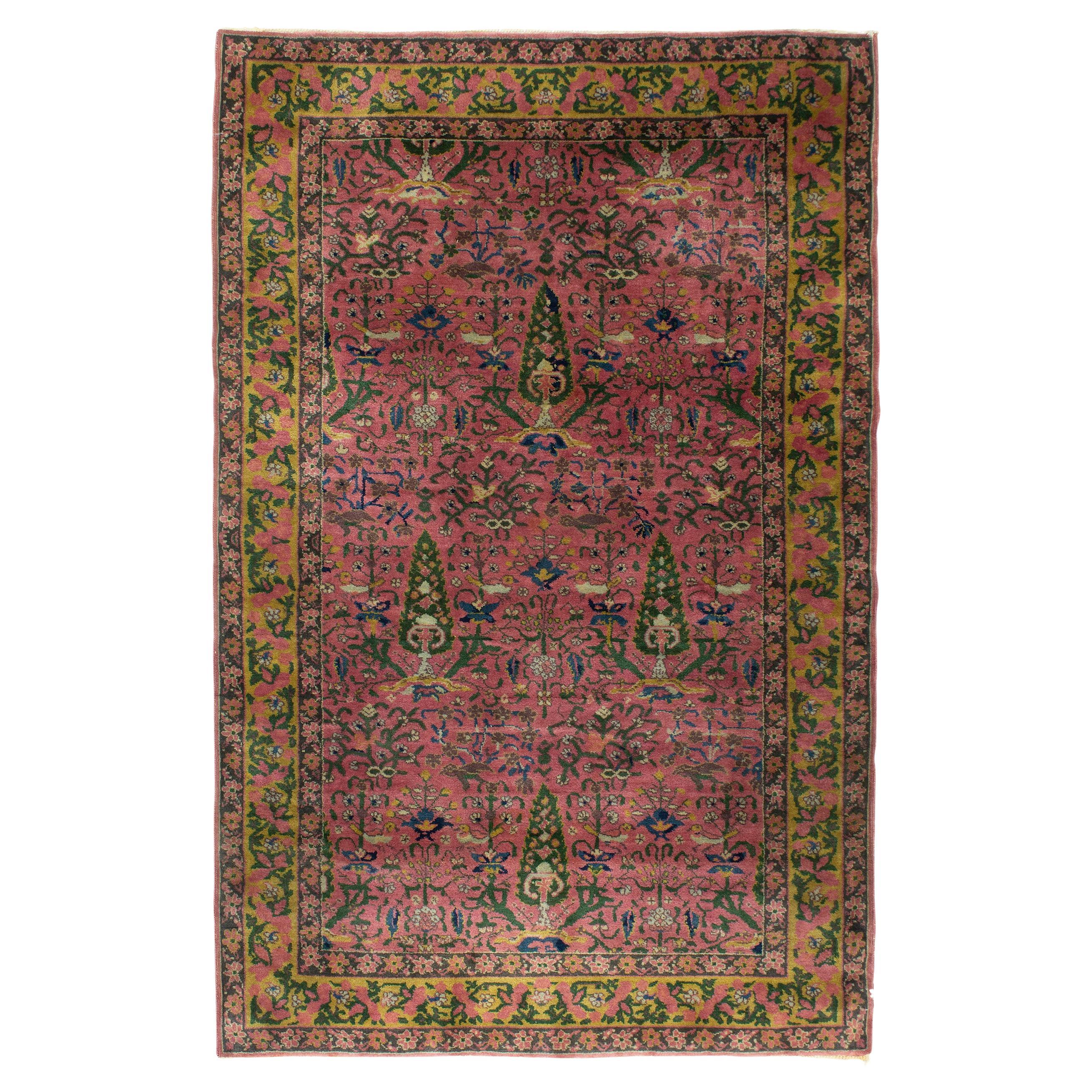 Antiker indischer Amritsar-Teppich aus dem frühen 20.