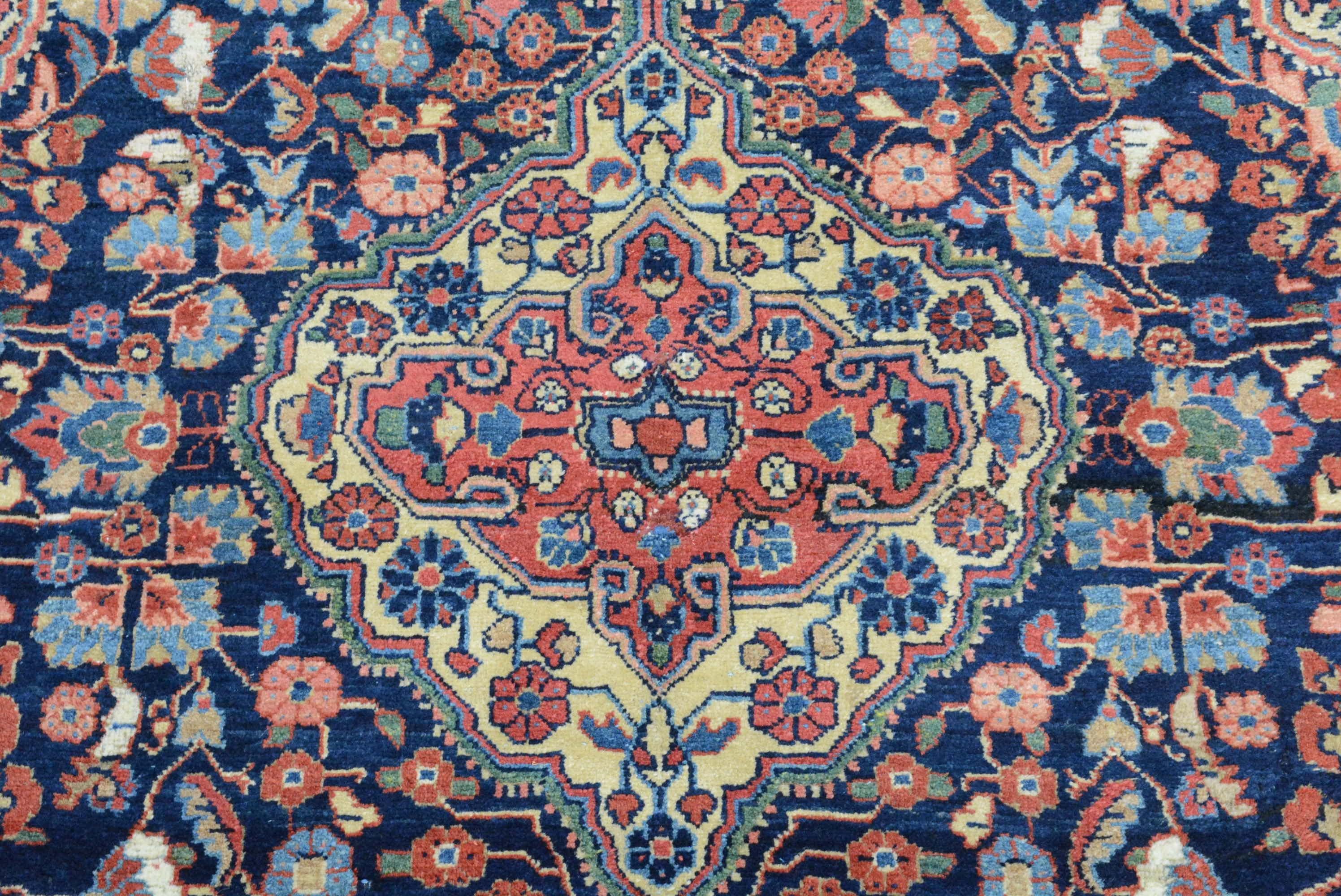 Sarouk Farahan Tapis ancien Jozan Sarouk du début du 20e siècle en vente