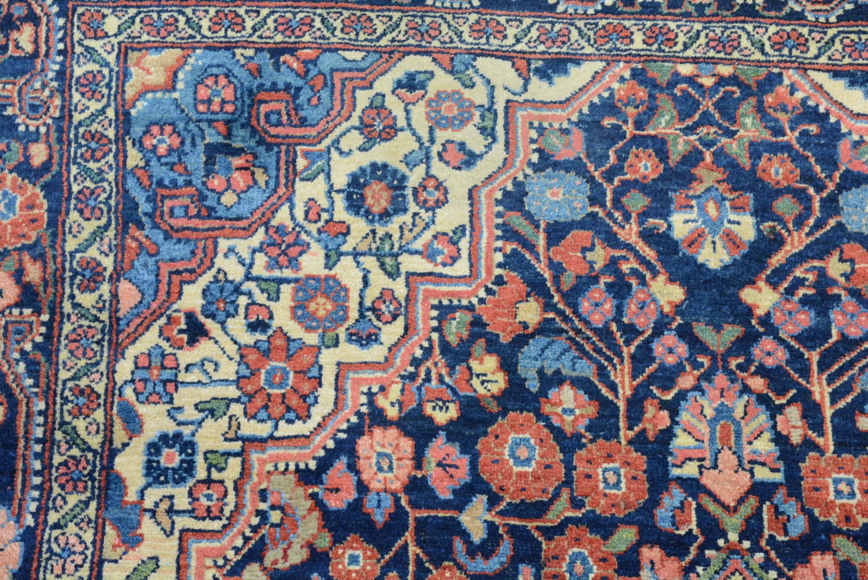 Perse Tapis ancien Jozan Sarouk du début du 20e siècle en vente