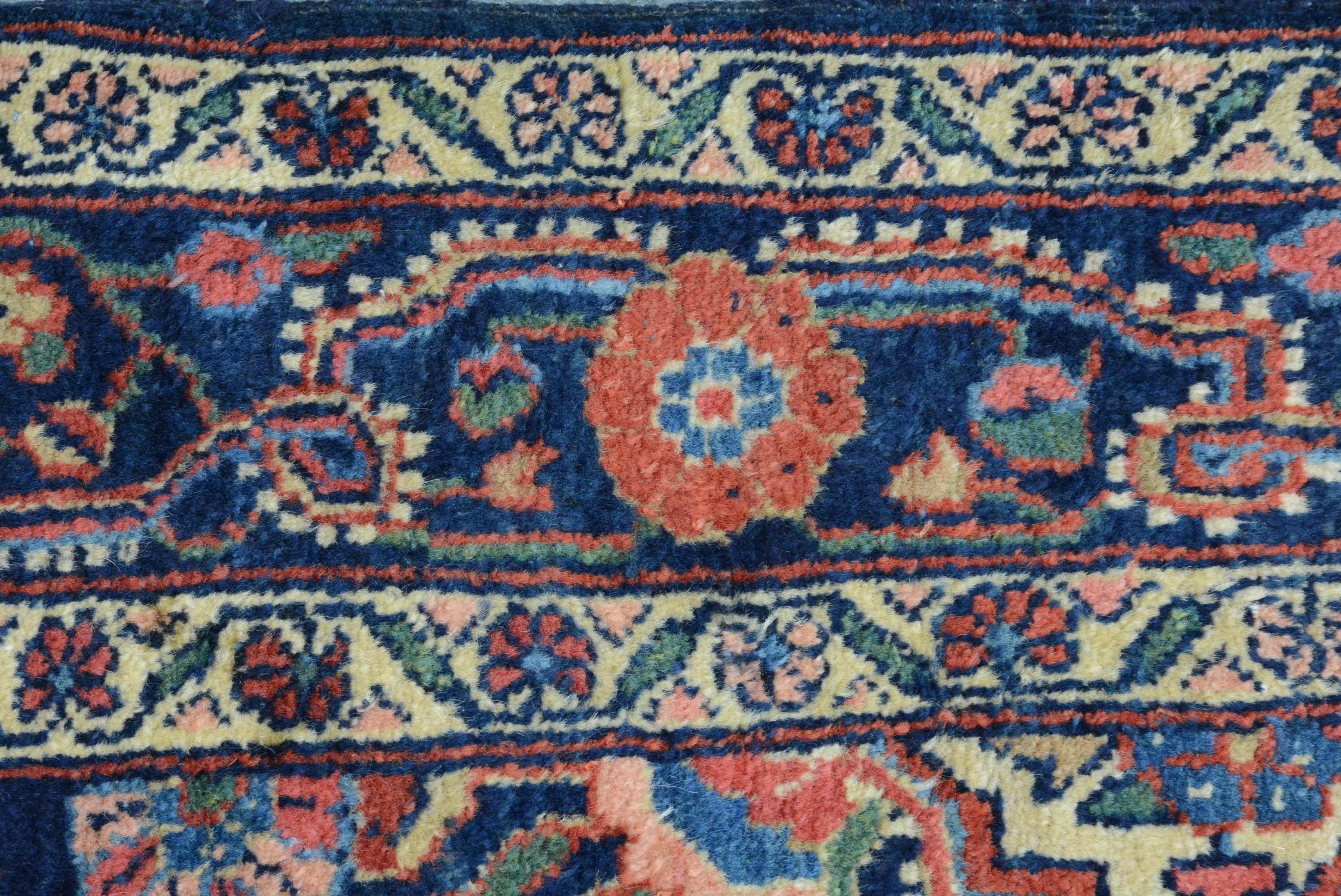 Laine Tapis ancien Jozan Sarouk du début du 20e siècle en vente