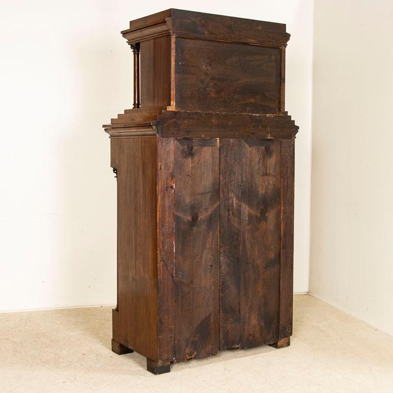 19th Century Antique Early 20th Century Mahogany Biedermeier Drop Front Secretary Desk from G For Sale
